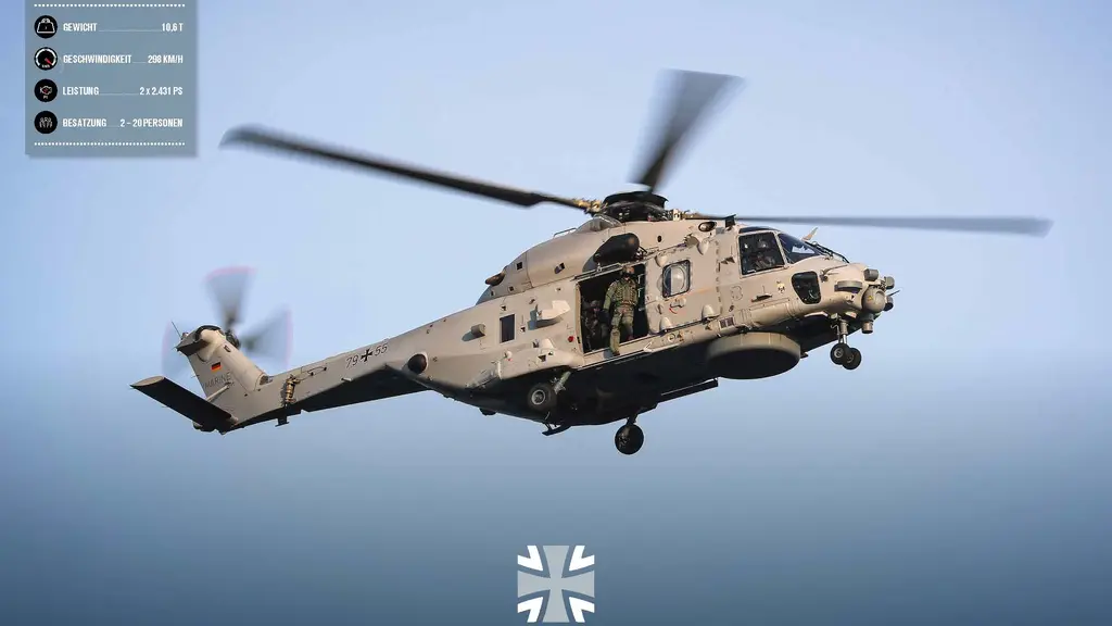 Ein Poster mit dem Helikopter NTH Sea Lion