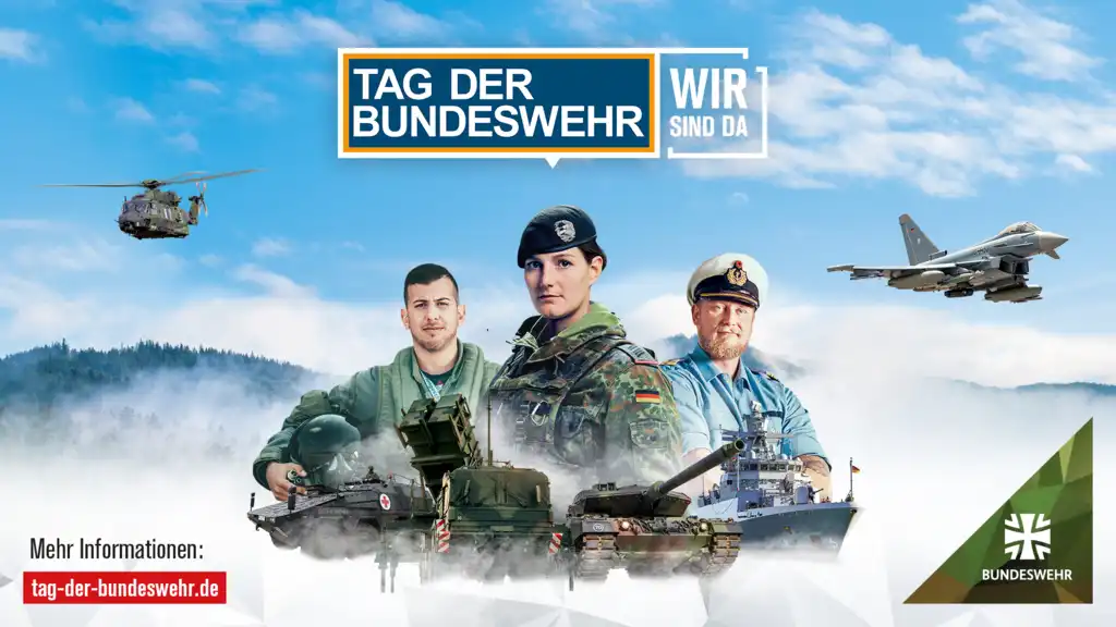 Kampagnenmotiv zum Tag der Bundeswehr
