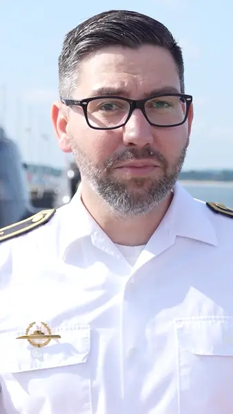 Bundeswehrmitarbeiter in Eckernförde