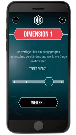 Beruferadar Screen Frage