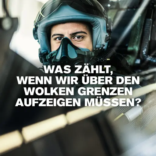 Pilot im Flugzeug