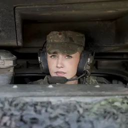 Schülerin bei der Bundeswehr