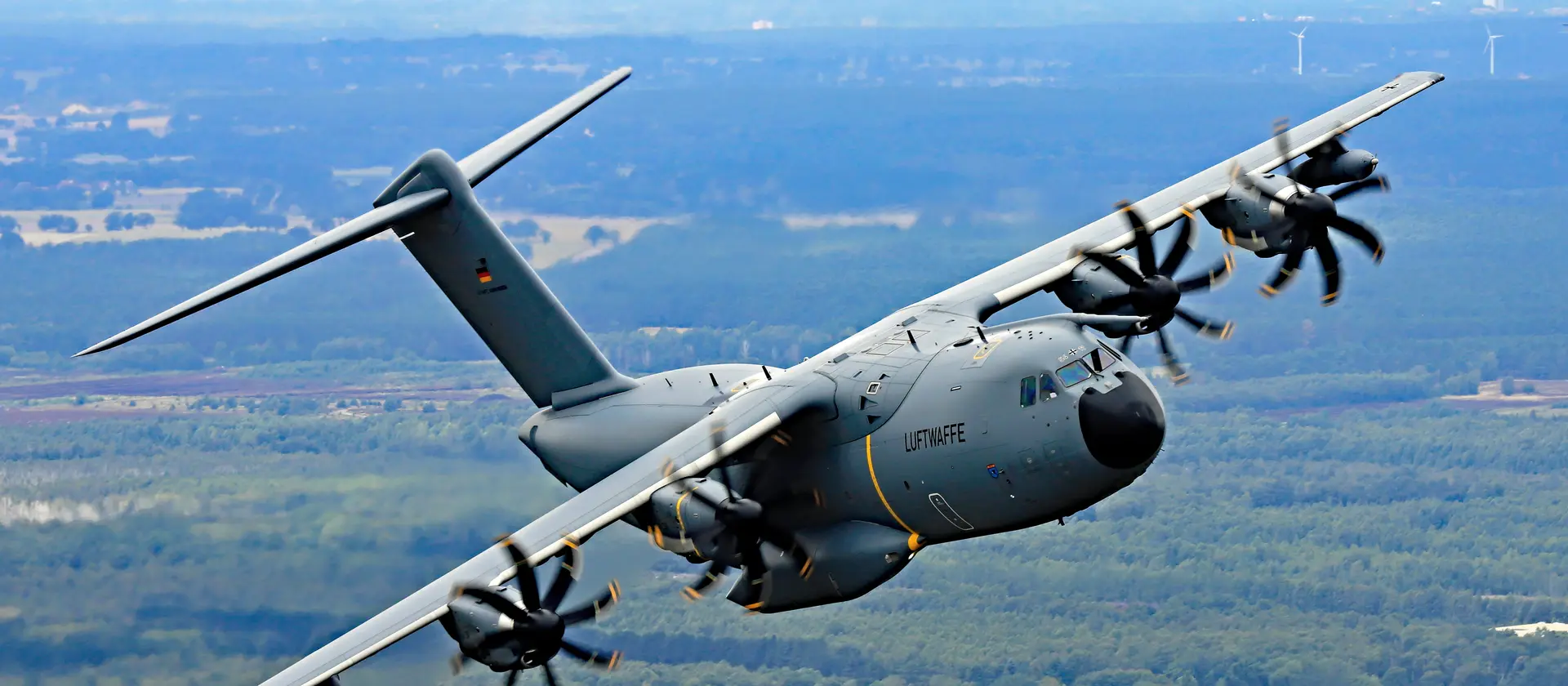 Ein Flugzeug der Bundeswehr 