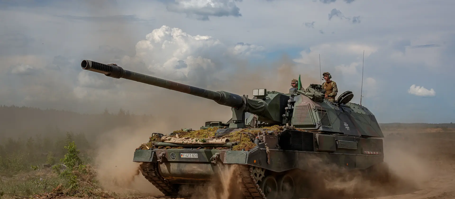 Ein Panzer der Bundeswehr