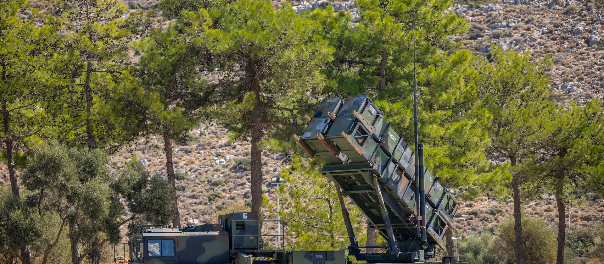 Flugabwehrraketensystems Patriot während einer Übung