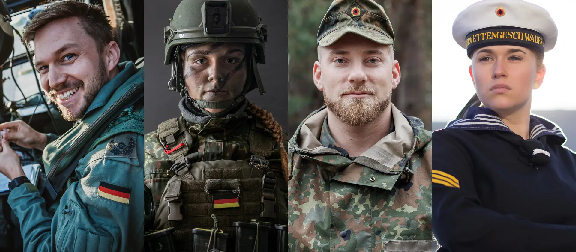 Kollage mehrerer Verwendungsbereiche