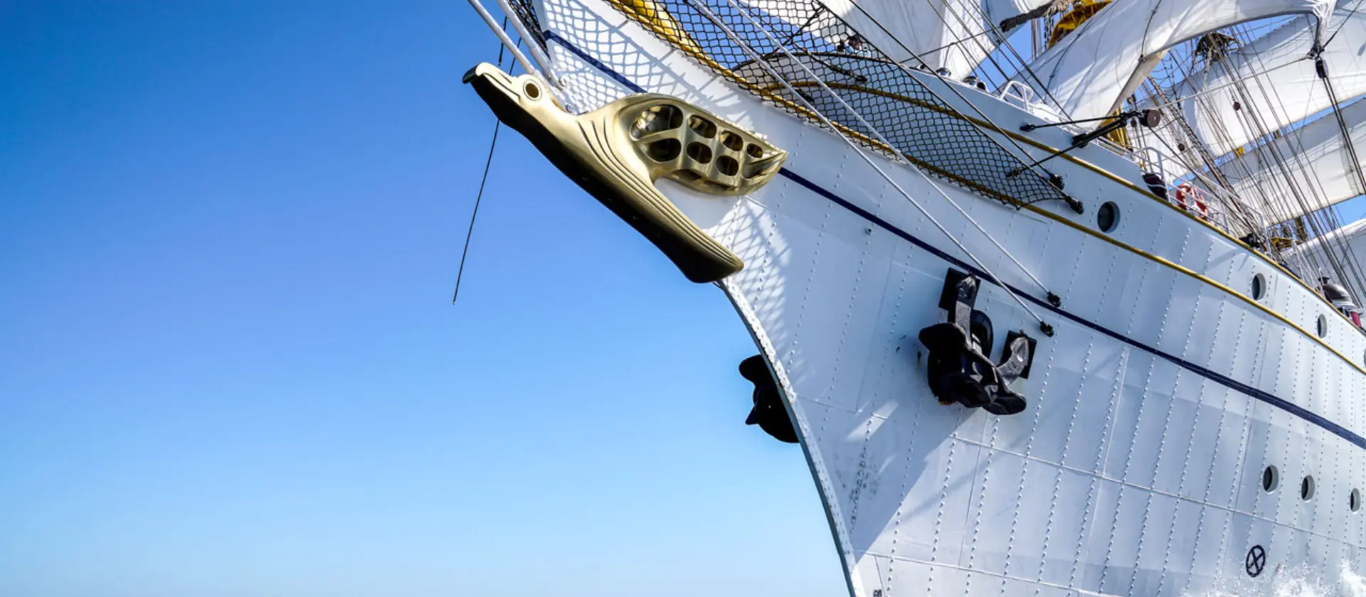 Ein Ausschnitt der Gorch Fock
