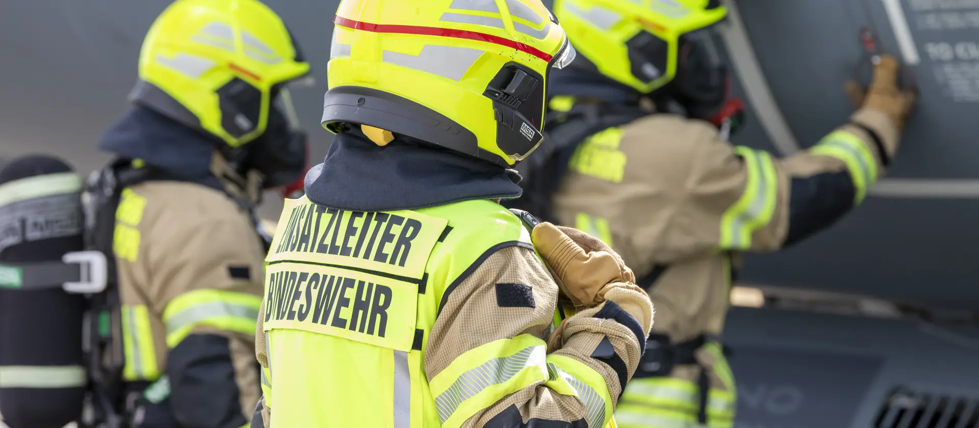Feuerwehrleute beim Einsatz